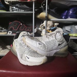 🔥 Nike Air Max 270 Size 11 White Mesh Sneakers Women's